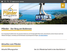 Tablet Screenshot of pfaenderbahn.at